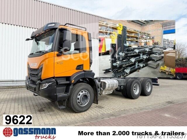 Abrollkipper Iveco X-Way AD300X42Z 6x4, Motorabtrieb neu