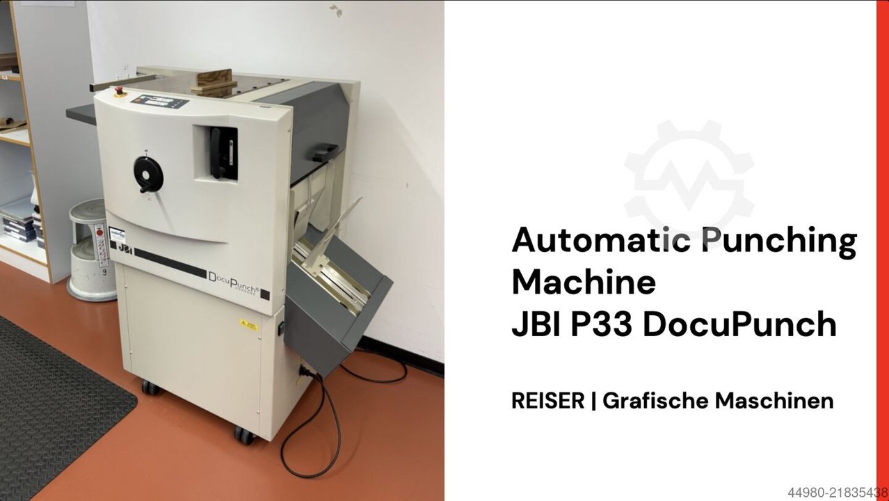 James Burn DocuPunch P33 ER