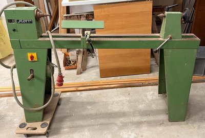 Drechselmaschine, Starkstrom, von Flott, Drehbank