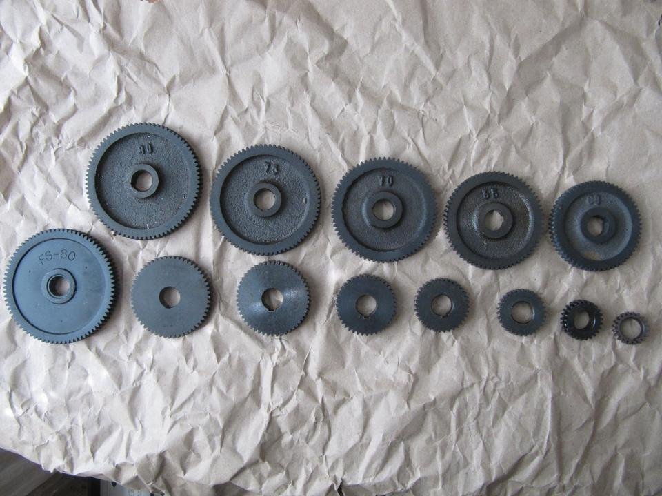 Emco Compact 8 MD105 Bullcraft Gears Set Gear Lathe