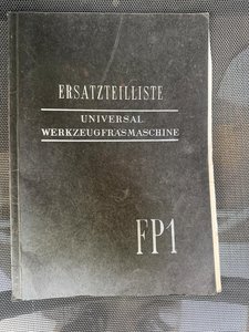 Запасные части DECKEL FP1 Milling Machine Universal Original