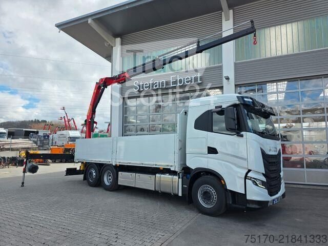 Plattformanhänger Iveco X-Way AD280X49Y Palfinger PK 19.001 SLD5 Funk gebraucht