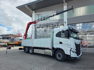 Plattformanhänger Iveco X-Way AD280X49Y Palfinger PK 19.001 SLD5 Funk gebraucht