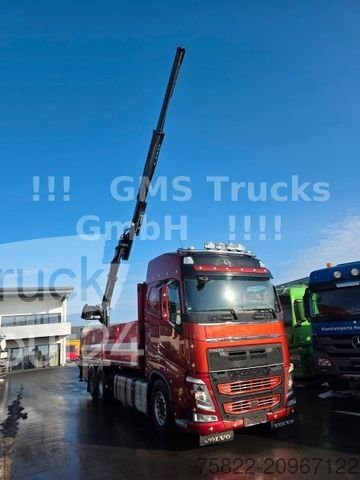 LKW mit Pritsche (offen) VOLVO FH 500 / 6X2 / I Shift / Atlas Kran / Lenkachse gebraucht