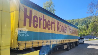 Auflieger mit Pritsche & Plane Schmitz Cargobull Standard Portaltüren Edscha gebraucht
