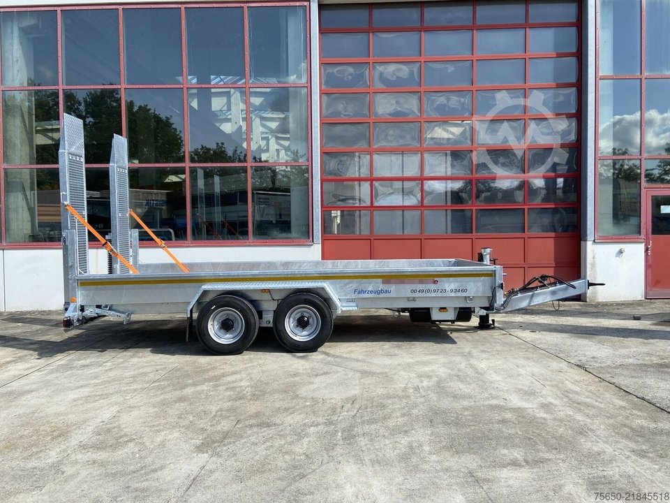 Möslein TT 11-E 5,50 - 2  Tandemtieflader5,50 m x 2 m, Feuerverzinkt