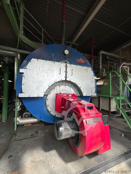 Standardkessel Duisburg 10000kg/h 15,7 Bar +Weishaupt Gasbrenner Standardkessel Duisburg 10000kg/h 15,7 Bar +Weishaupt G