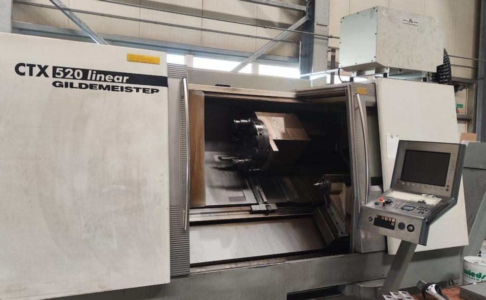7442 CNC lathe 680 x 1.300 mm Gildemister CTX 520 lineární