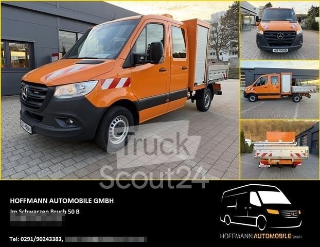 Pritschenwagen MERCEDES-BENZ Sprinter 314CDI Pritsche L2 DoKa RWD *AHK 3500KG gebraucht