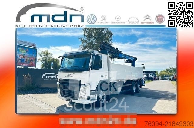 LKW mit Pritsche (offen) VOLVO FM 420 Baustoff 6x2 lift/lenk Atlas Kran gebraucht