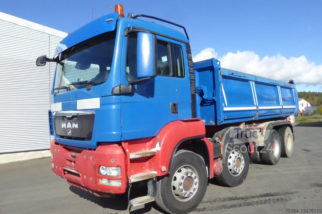 Dreiseitenkipper LKW MAN TGS 35.480 8x4 BB Bordmatik gebraucht