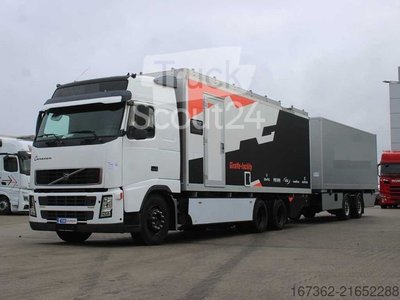 LKW mit Kofferaufbau VOLVO VOLVO FN/FH RACING TRUCK/CARAVAN, VEB+ gebraucht