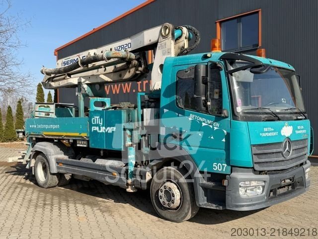 Betonpumpen-LKW MERCEDES-BENZ ATEGO 1527 4x2 EURO6 Betonpumpe SERMAC 4ZR20 gebraucht