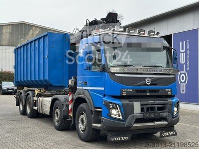 Abrollkipper VOLVO 450 8x4 Abrollkipper MEILLER Kran PENZ 17L8.50R gebraucht