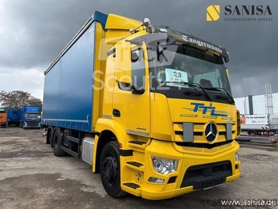 LKW mit Pritsche & Plane MERCEDES-BENZ Actros 2543/Scheibe Gardienen/Edscha Verdeck gebraucht