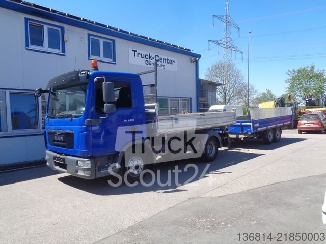 Dreiseitenkipper LKW MAN TGL 8.220 4x2 BB Meiller AHK + Hydraulik gebraucht