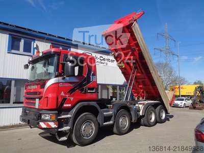 Dreiseitenkipper LKW SCANIA G 440 BB 8x4 Meiller Bordmatik AHK Retarder gebraucht