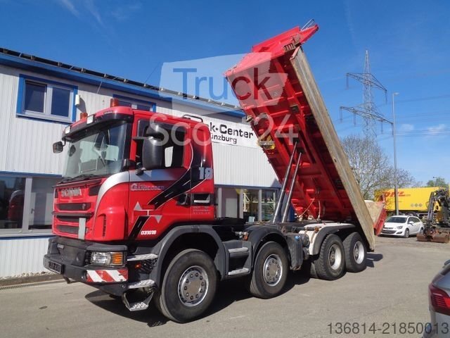 Kipper LKW SCANIA G 440 BB 8x4 Meiller Bordmatik AHK Retarder gebraucht