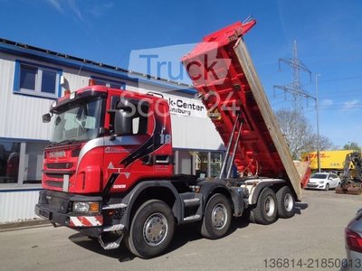 Kipper LKW SCANIA G 440 BB 8x4 Meiller Bordmatik AHK Retarder gebraucht