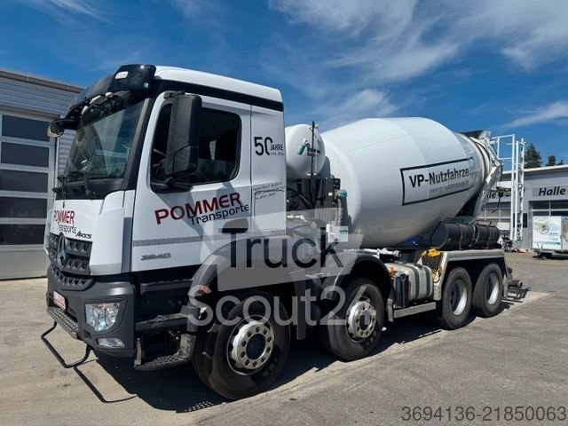 Betonmischer LKW MERCEDES-BENZ Arocs3540 B 8x4 Stetter AM9FH gebraucht