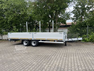 Anhänger mit offener Pritsche Möslein THT 14,4 G 6,2  14,4 t GG Tandem- Pritschenanhänger- Tieflader neu