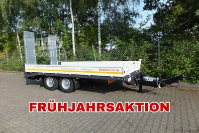 Tieflader Anhänger Möslein TTT 11- 6,28 Weiß  Neuer Tandemtieflader neu
