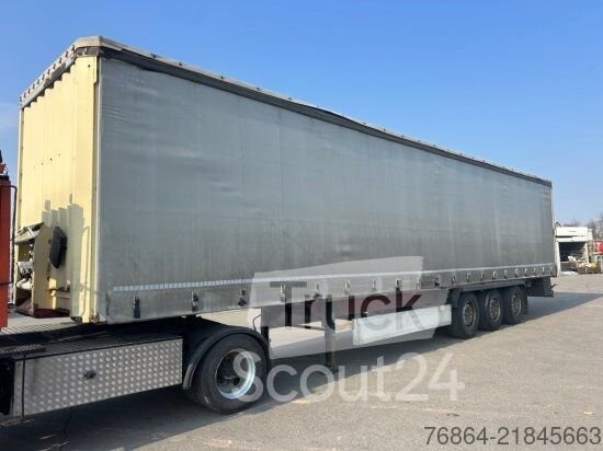 Auflieger mit Pritsche & Plane KRONE SD TAUTLINER, EDSCHA-VERDECK, MERCEDES-ACHSEN, COIL gebraucht
