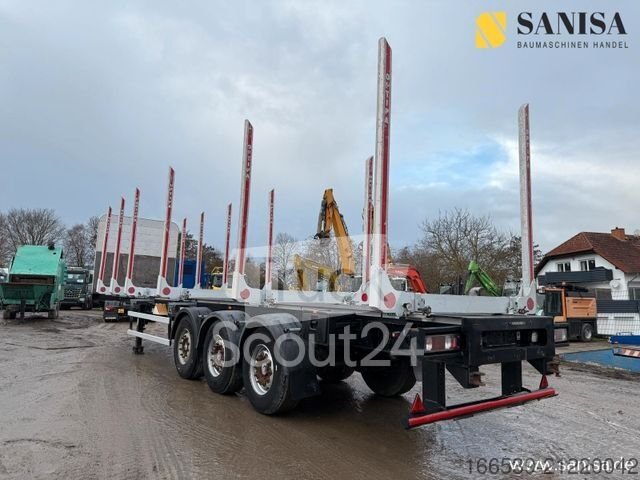 Holztransport Auflieger PAVIC HTS 24/Holztransporter/12x Rungen/Lift gebraucht