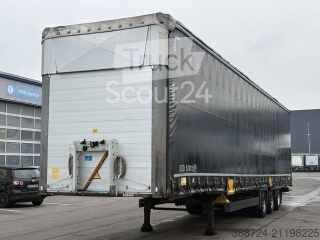 Auflieger mit Pritsche & Plane SCHMITZ CARGOBULL SCS 24/L*Mega/Jumbo*Hubdach*Edscha* gebraucht