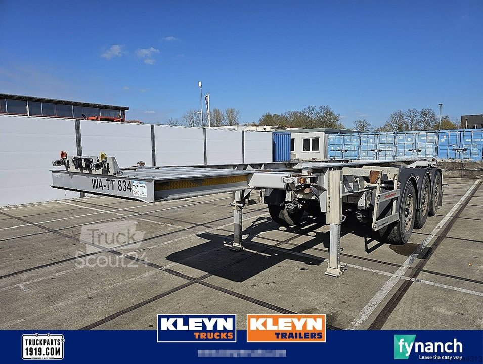 Containertransport KÄSSBOHRER CS 20 FT TANK BPW ALCOA'S 3250KG gebraucht
