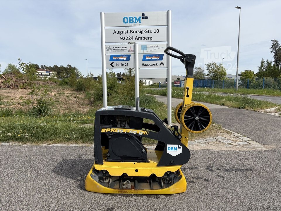 Rüttelplatte BOMAG BPR 35/60 D/H Stoneguard gebraucht