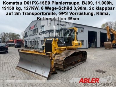 Straßenwalze KOMATSU D61PX-15E0 6 Wege-Schild Klima gebraucht