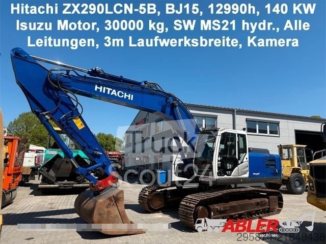 Kettenbagger HITACHI ZX290LCN-5B 140 kW SW Kamera alle Leitungen gebraucht