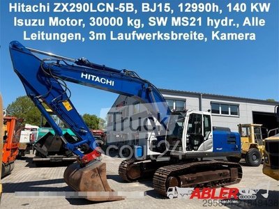 Kettenbagger HITACHI ZX290LCN-5B 140 kW SW Kamera alle Leitungen gebraucht