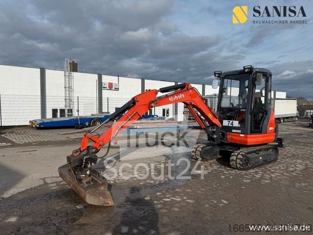 Minibagger KUBOTA KX61-3/SW/Planierschild/3981h/2x Löffel gebraucht