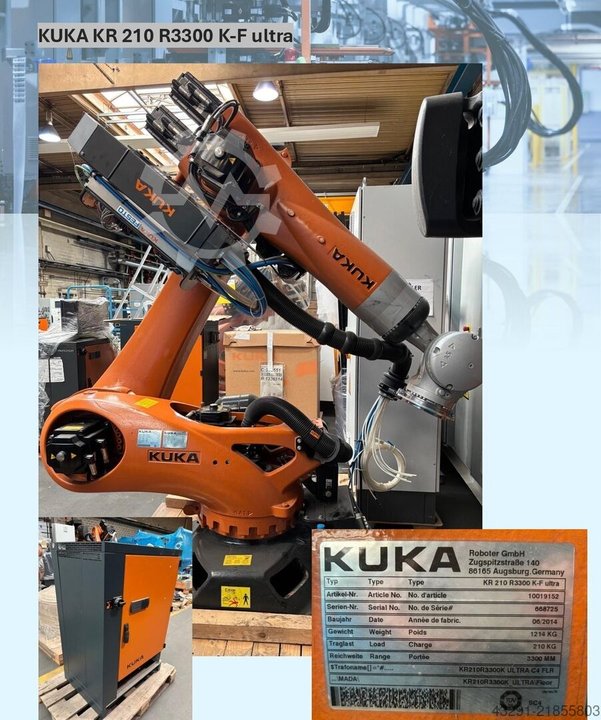 KUKA KR210 R3300 K-Foundry ultra