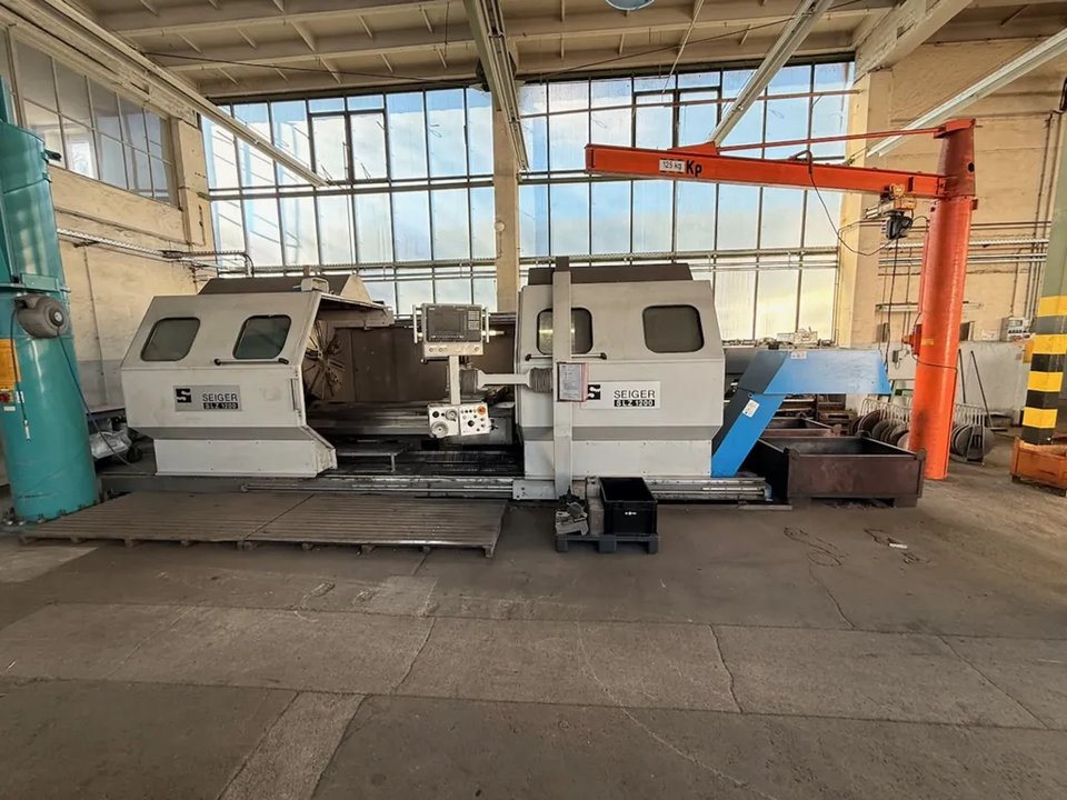 Seiger - SLZ 1200 x 3000 - 2000 - Schwerdrehmaschine mit Siemens Zyklensteuerung
