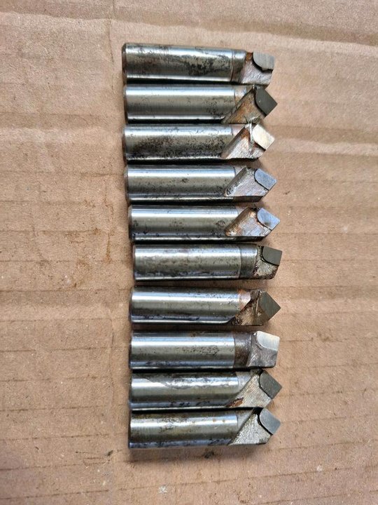 10x Drehstahl d=10mm für Drehmaschine Spindelwerkzeug