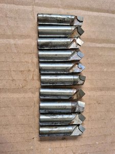10x Drehstahl d=10mm für Drehmaschine Spindelwerkzeug