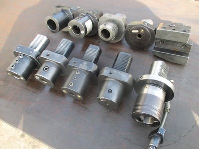 WNT, HOLEX usw. 10 x VDI 40 Aufnahmen - Drehmaschine Weiler Traub