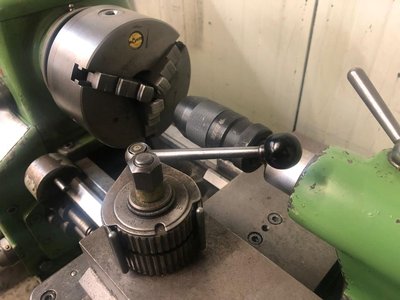 Leit- und Zugspindel Drehmaschine Weiler