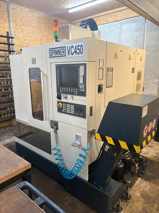 CNC Milling Machine Spinner VC450 – new spindle