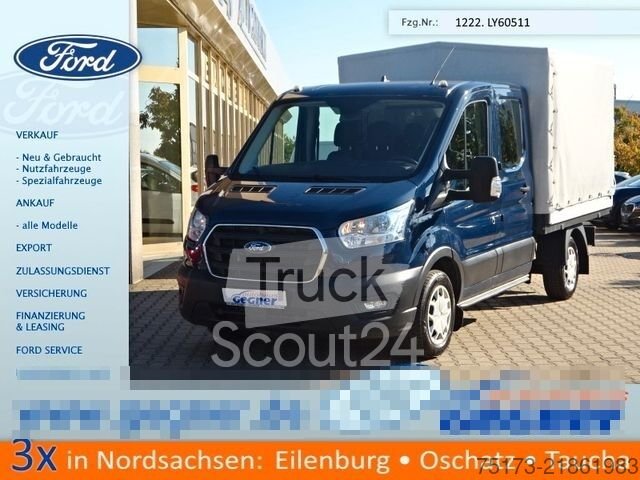 Transporter mit Pritsche & Plane FORD Transit Doka Pritsche L2 Trend 130PS Plane SHZ gebraucht