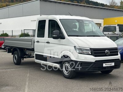 Pritschenwagen VW Crafter 35 Doka Facelift L4 LR 7 Sitze AHK LED neu