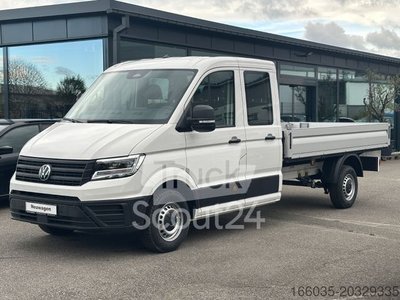 Pritschenwagen VW Crafter 35 Doka Facelift L4 LR 7 Sitze GRA LED neu
