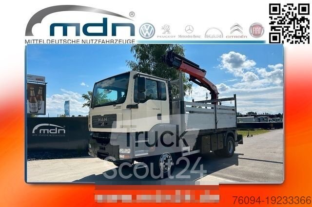 LKW mit Pritsche (offen) MAN TGA 18.310 4x4 KRAN 21m FUNK AHK gebraucht