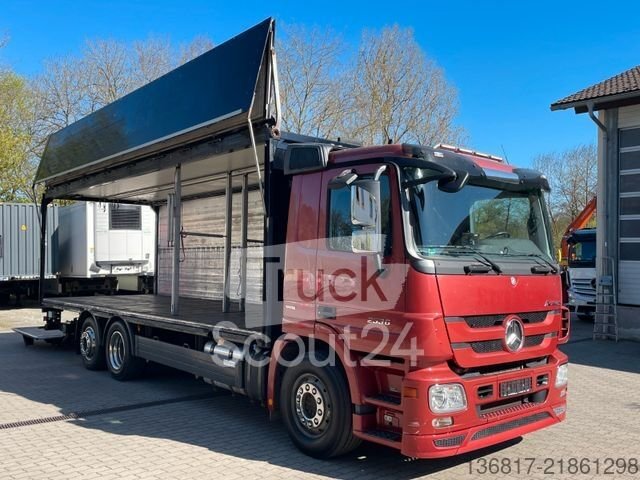 LKW mit Getränkeaufbau MERCEDES-BENZ Actros 2536 LLL MP3 Schwenkwand LBW Lenkachse gebraucht