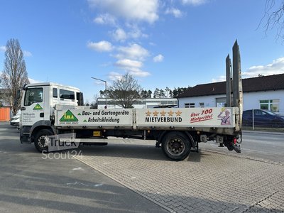 LKW mit Pritsche / Baumaschinenaufbau MAN TGM 18.290 gebraucht