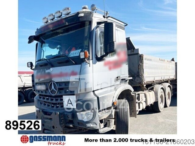 Kipper LKW Mercedes-Benz Arocs 2651 K 6x4, Retarder, Widi, Alu-Bordwände, gebraucht