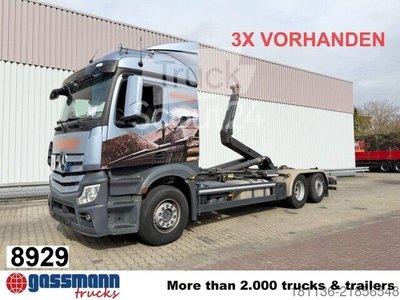 Abrollkipper Mercedes-Benz Actros 2548 L 6x2, Liftachse, Retarder, Navi, gebraucht